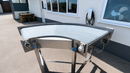 90° Radial Bend Stainless Steel 800MM Belt Width Conveyor