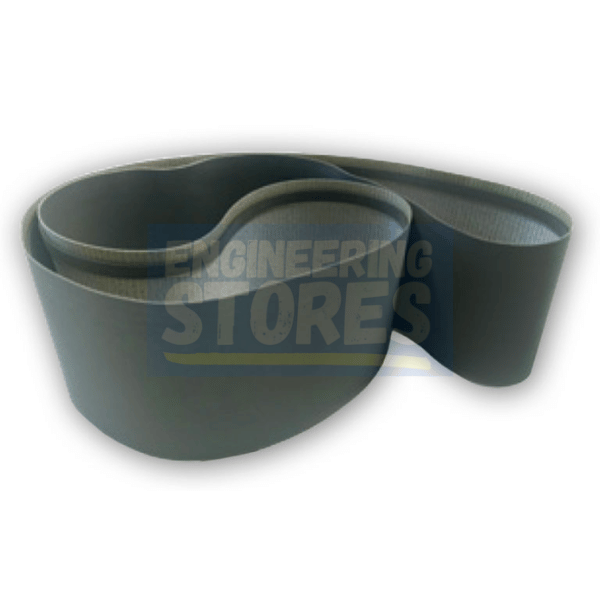 Bizerba 545.05.038.00 Grey Silicone FDA Rubber Coated Conveyor Belt 1930 x 296 x 1.2