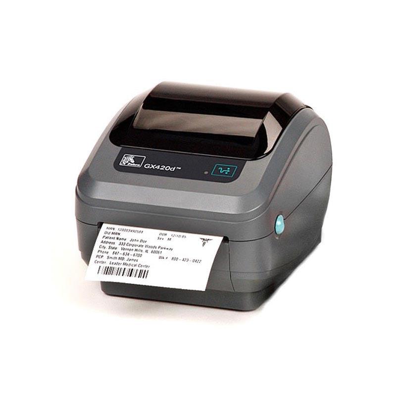 GX42-202421-000 ZEBRA DT PRINTER GX420D, 203DPI, EURO AND UK CORD, EPL2, ZPL II, USB, SERIAL, ETHERNET, DISPENSER PEELER - EngineeringStores.co.uk