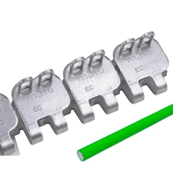 Mato EasyClip Galvanised Steel Belt Conveyor Belt Fasteners EC187G with Connecting Pin ECP187NC - EngineeringStores.co.uk